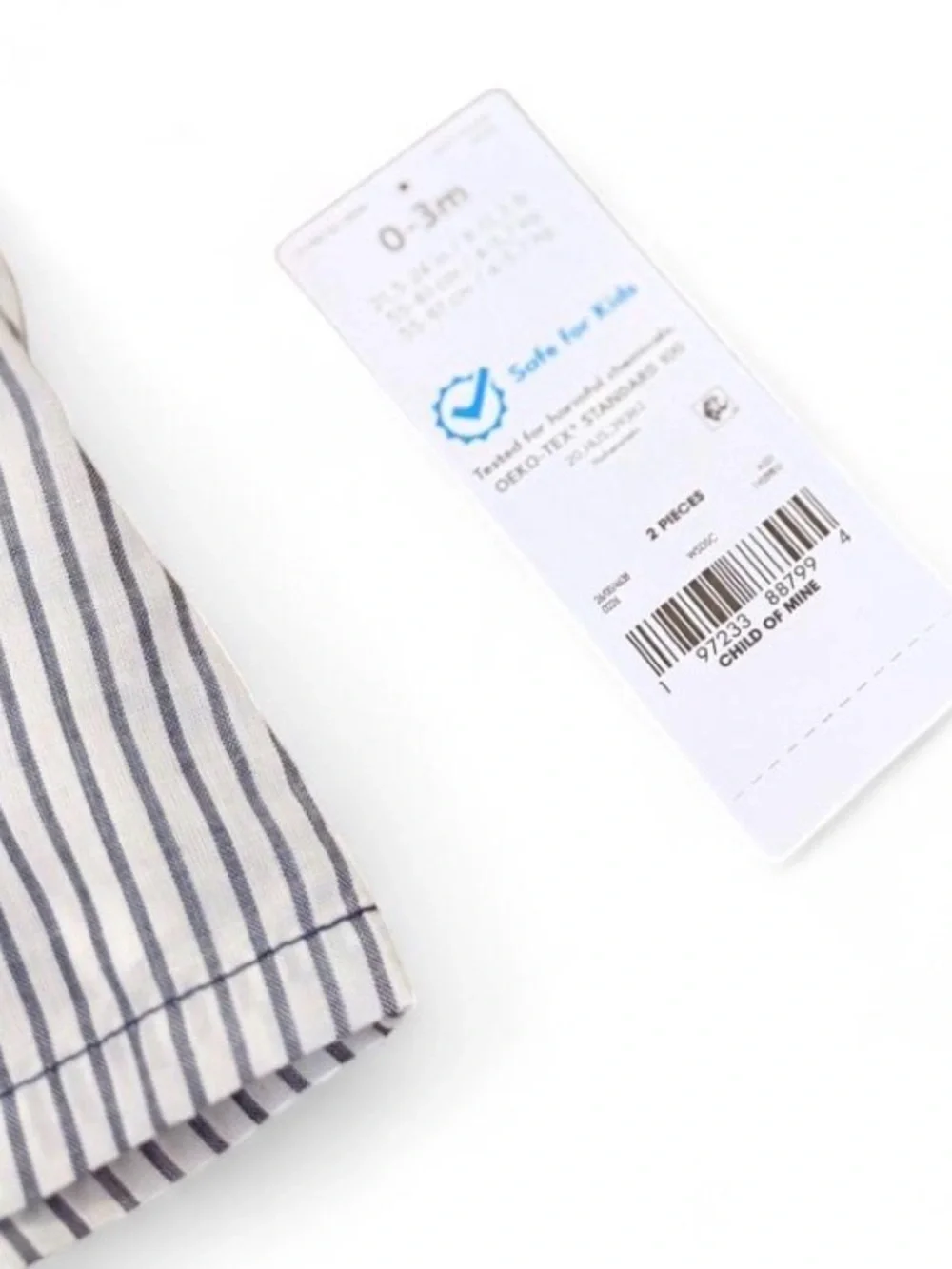 Carter's Blue & Navy Striped Collar Diaper Cover Set